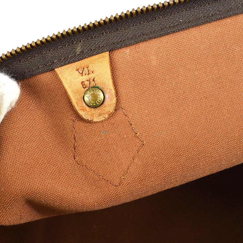 authentic LOUIS VUITTON SPEEDY 40 HAND BAG PURSE MONOGRAM - Picture 10 of 13